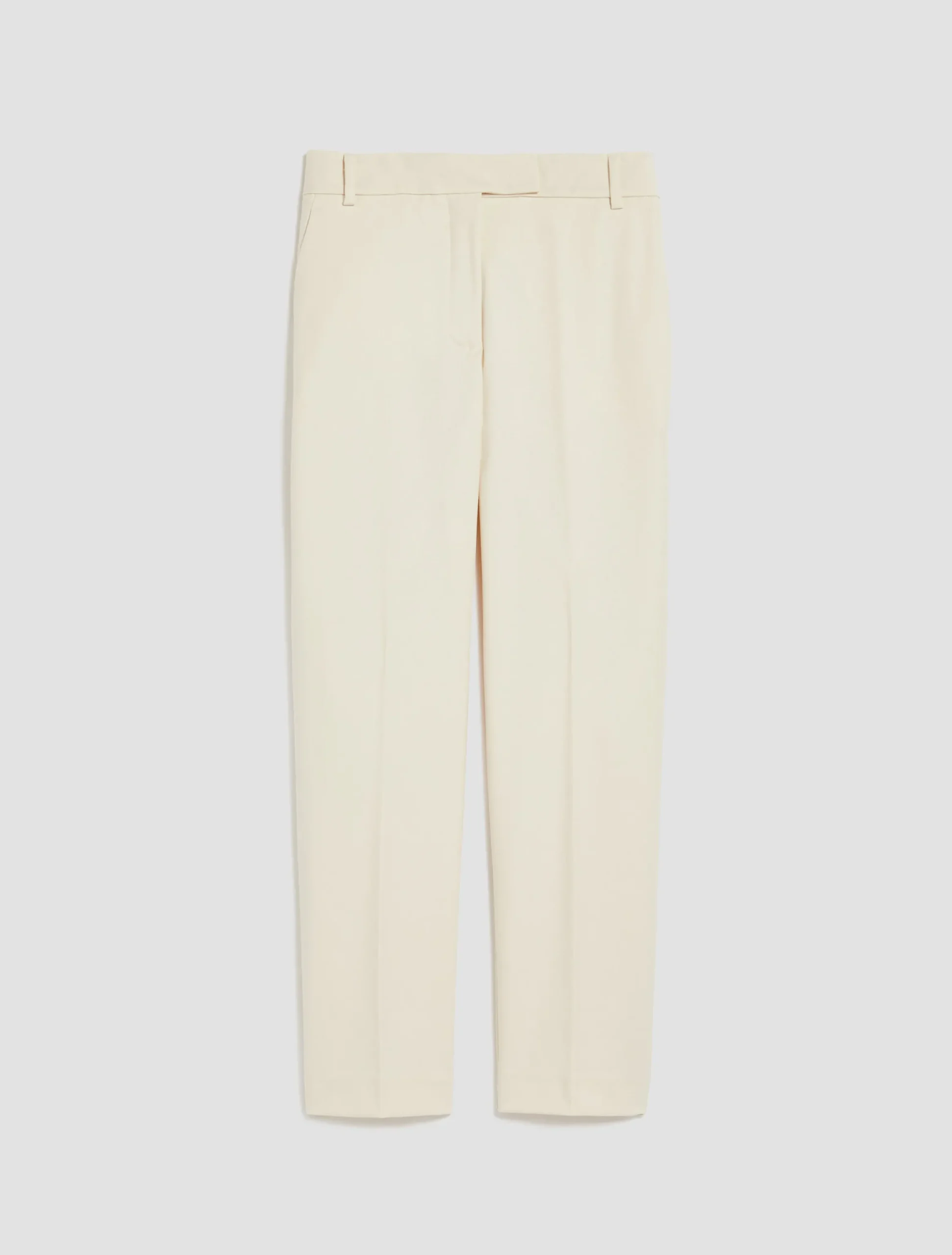 Slim flannel trousers
