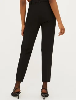 Slim-fit canvas trousers