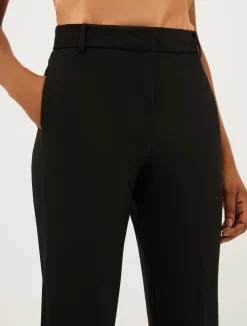 Slim-fit canvas trousers