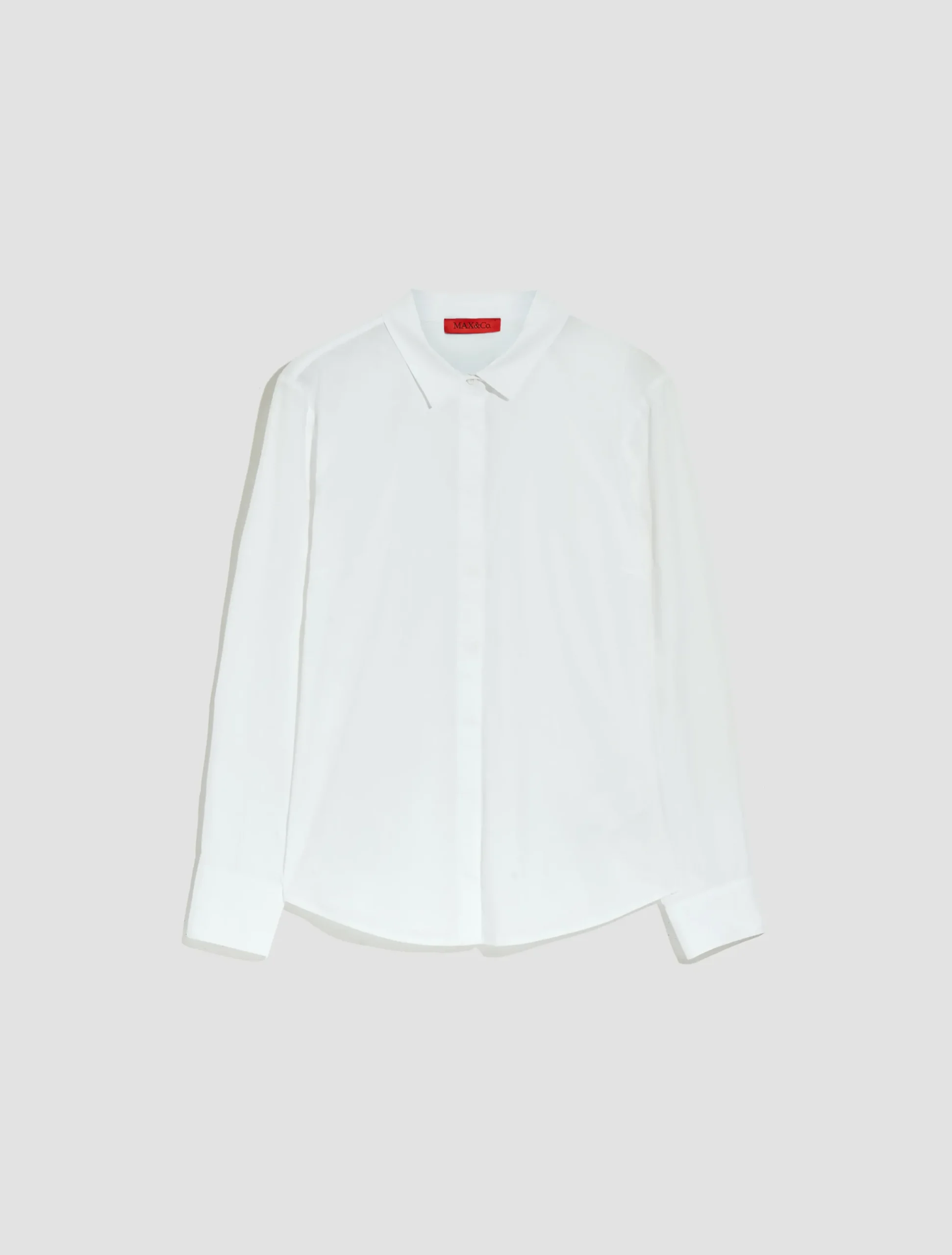 Slim-fit cotton poplin shirt