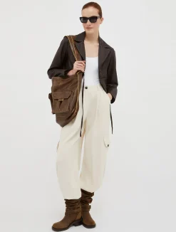 Slim-fit nappa-leather jacket