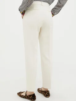 Slim-fit tapered trousers