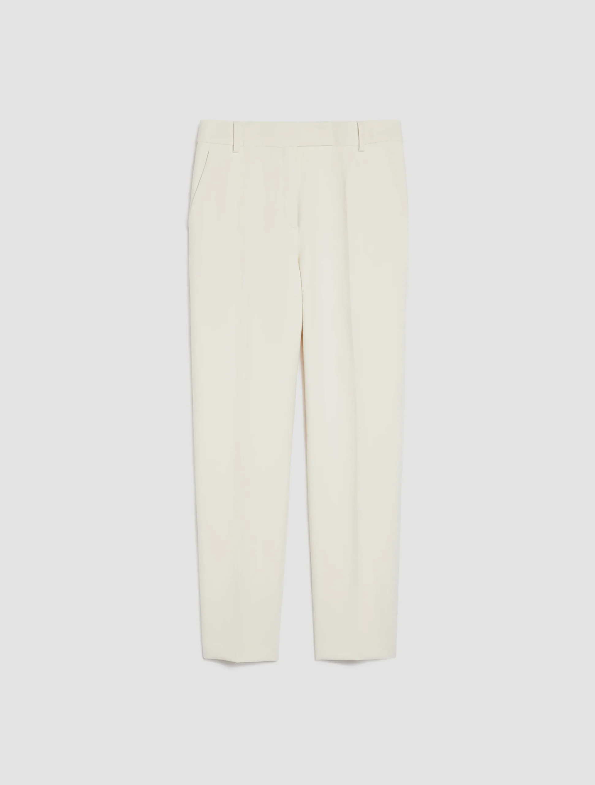 Slim-fit tapered trousers