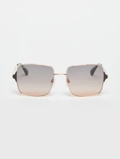 Square metal sunglasses
