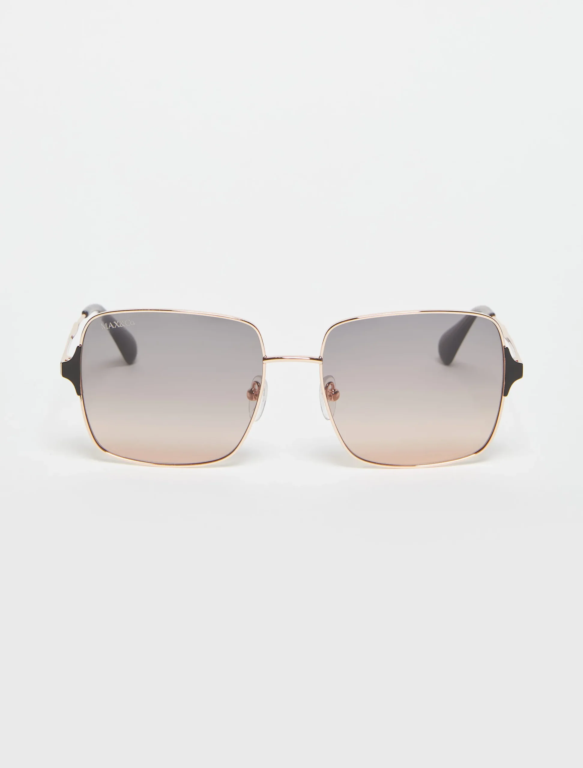 Square metal sunglasses