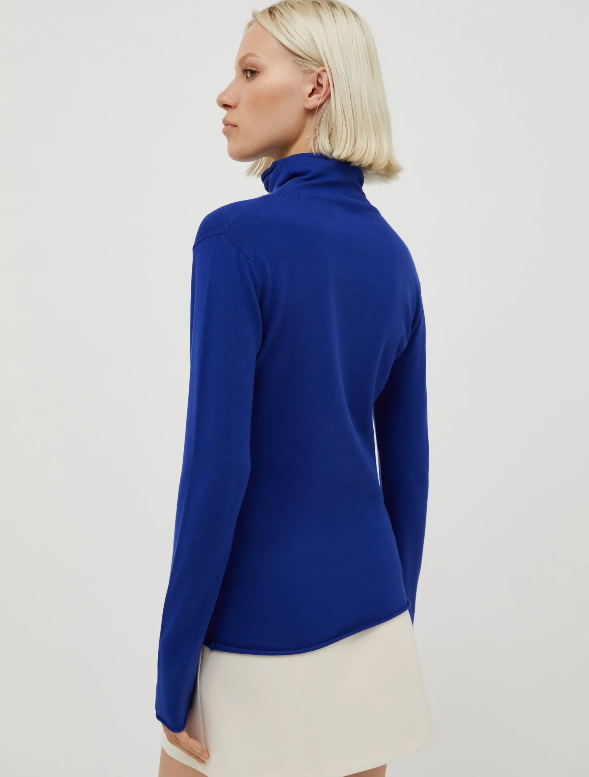 Stretchy turtleneck top