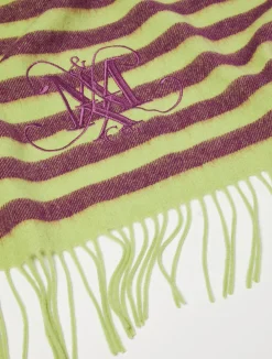 Striped wool stole