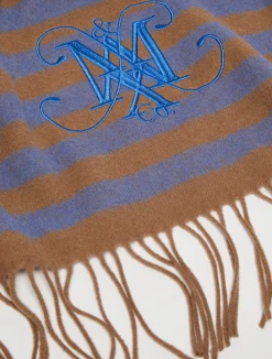 Striped wool stole