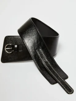 Studded bustier belt