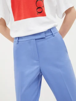 Tapered stretch trousers