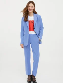 Tapered stretch trousers