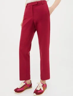 Tapered stretch trousers