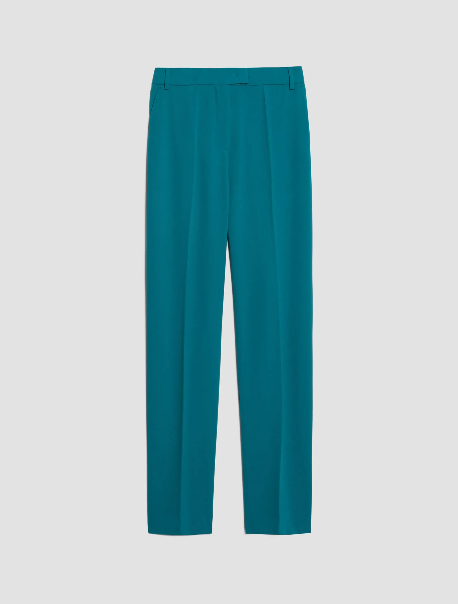 Tapered stretch-crepe trousers
