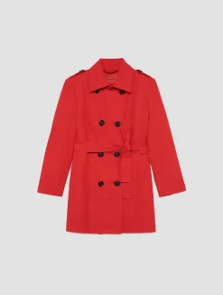 Technical cotton trench coat KID