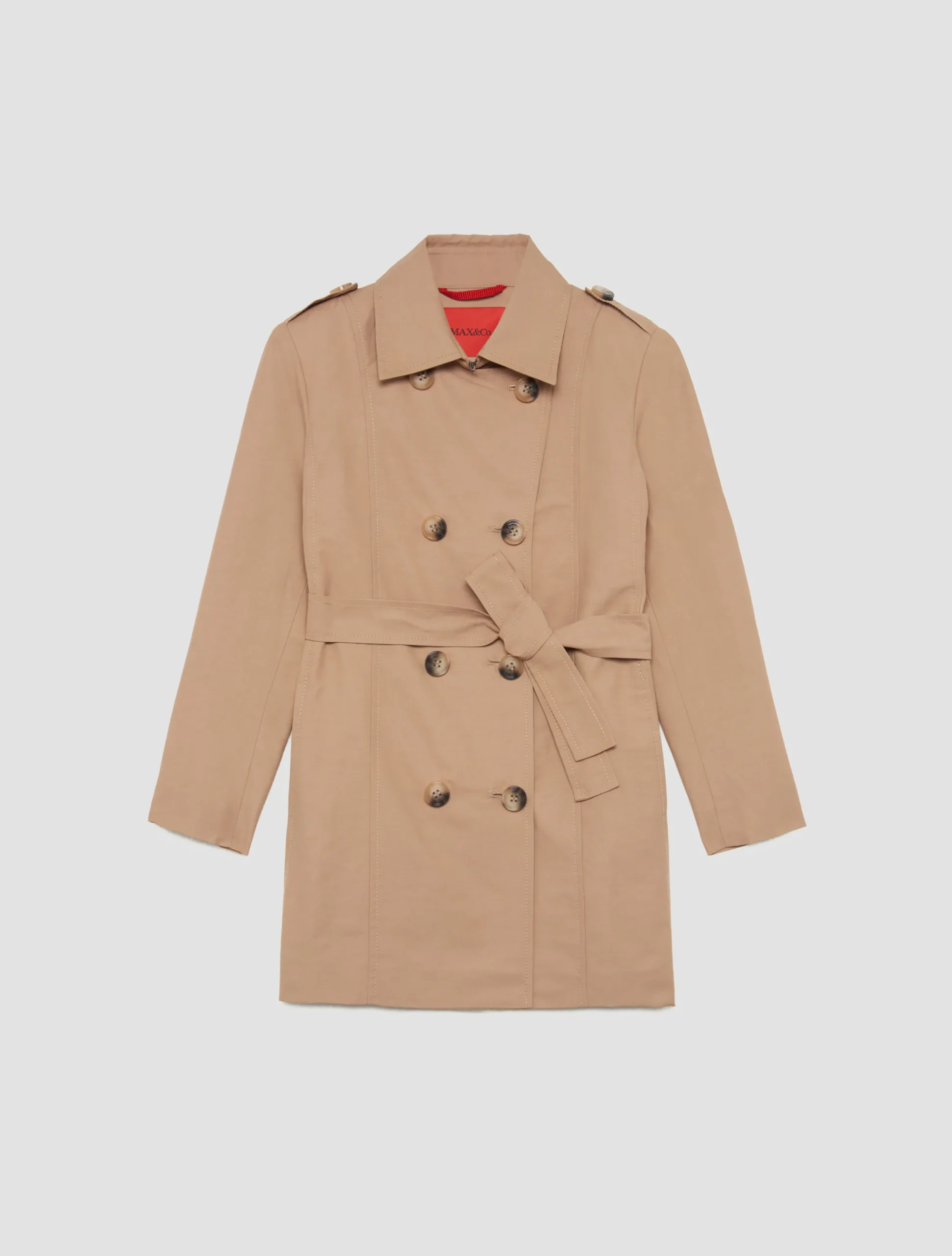 Technical cotton trench coat KID