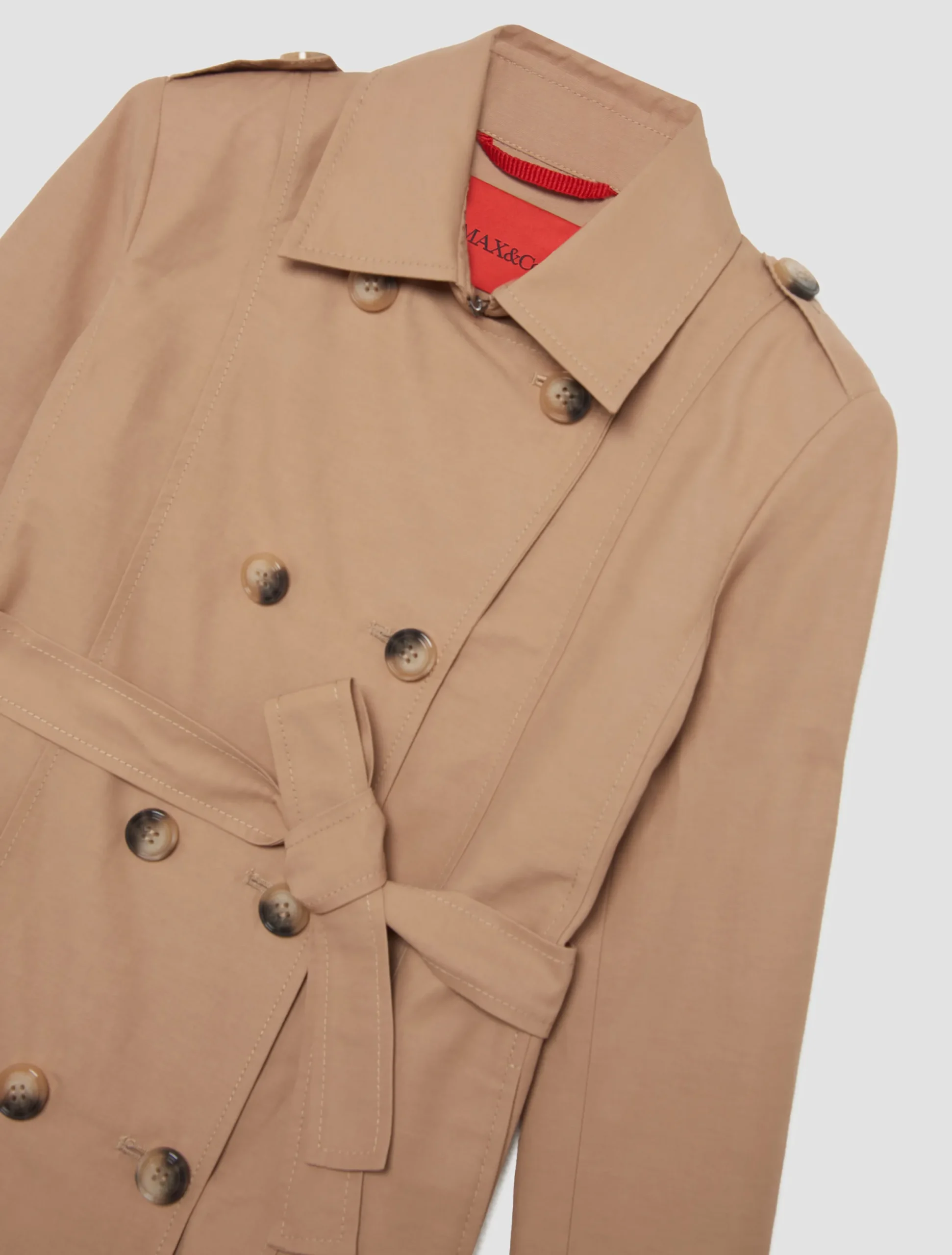 Technical cotton trench coat KID