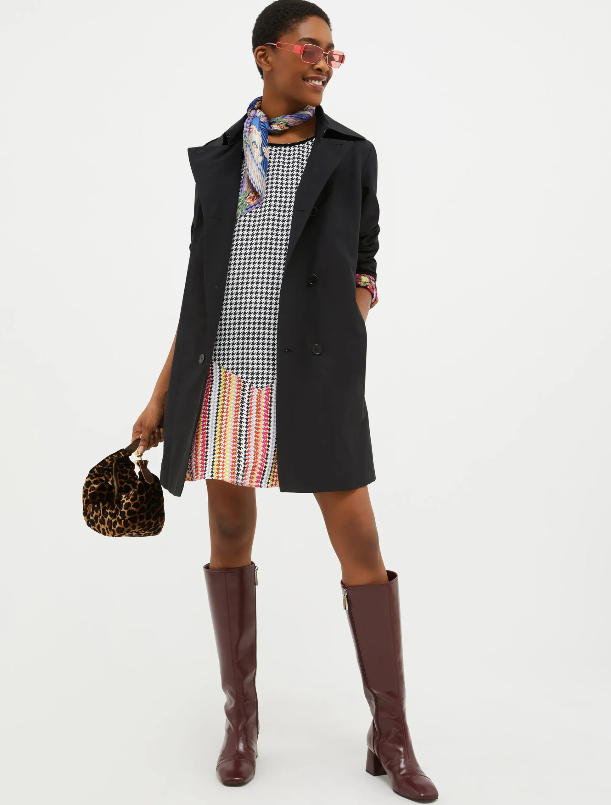 Technical-cotton trench coat