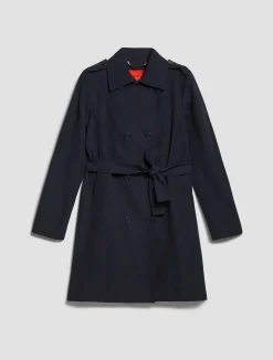Technical-cotton trench coat