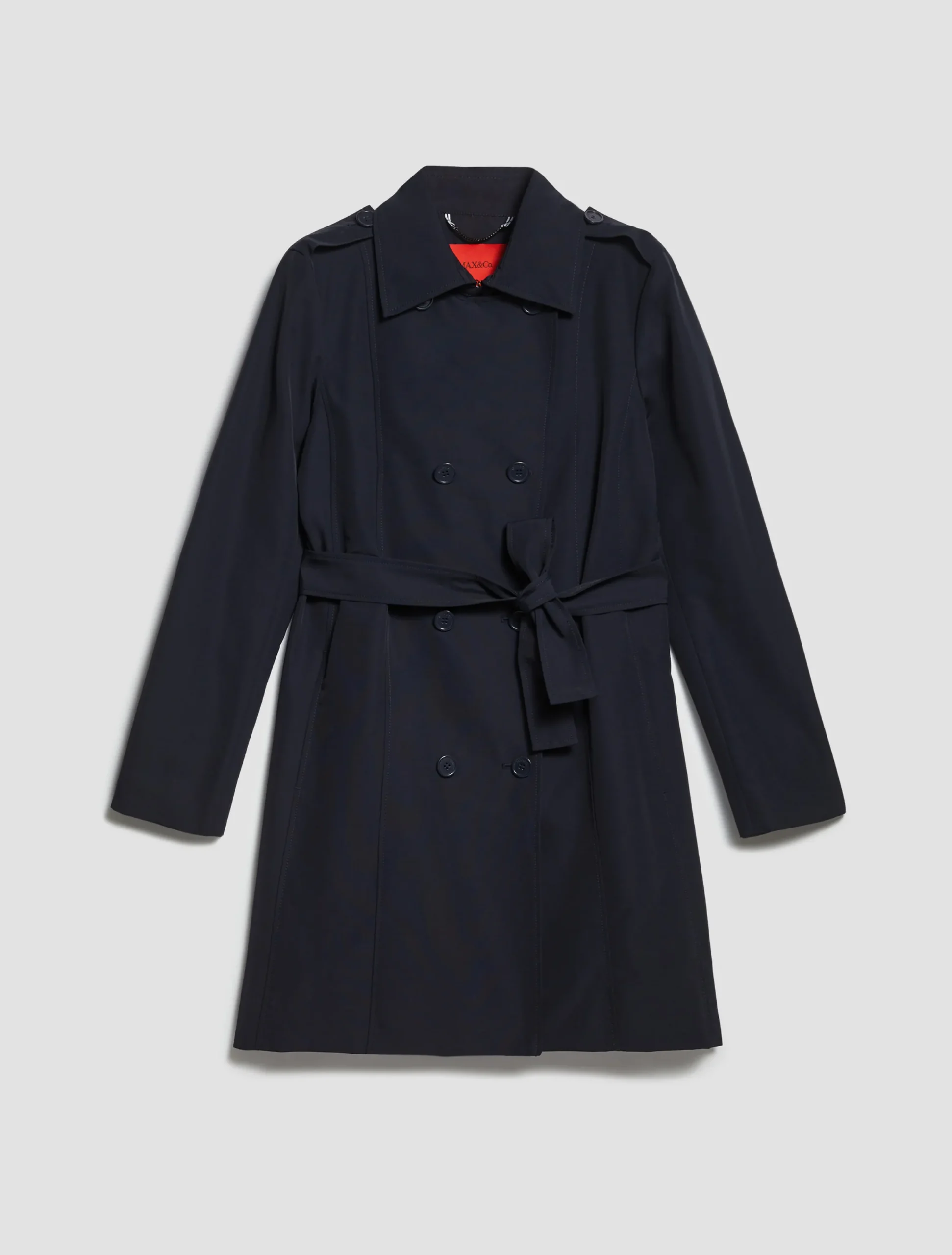 Technical-cotton trench coat