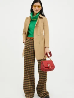 Technical-cotton trench coat
