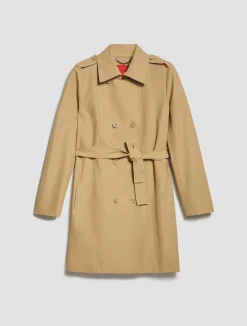 Technical-cotton trench coat