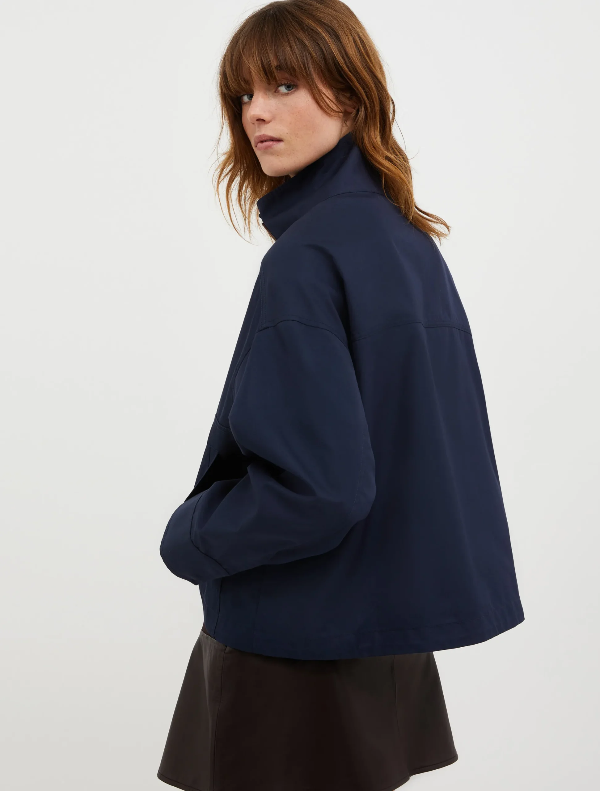 Technical-gabardine blouson