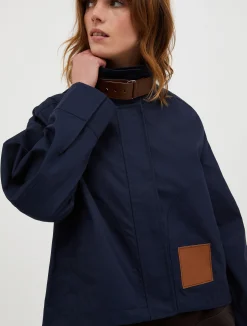 Technical-gabardine blouson