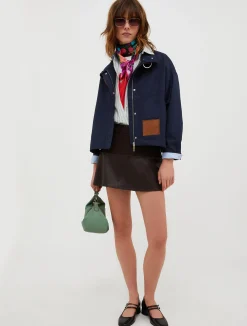 Technical-gabardine blouson