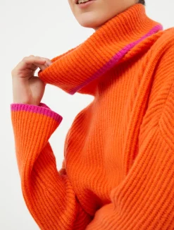 Turtleneck cashmere pullover