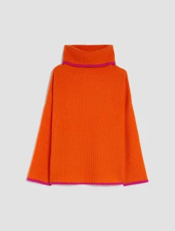 Turtleneck cashmere pullover