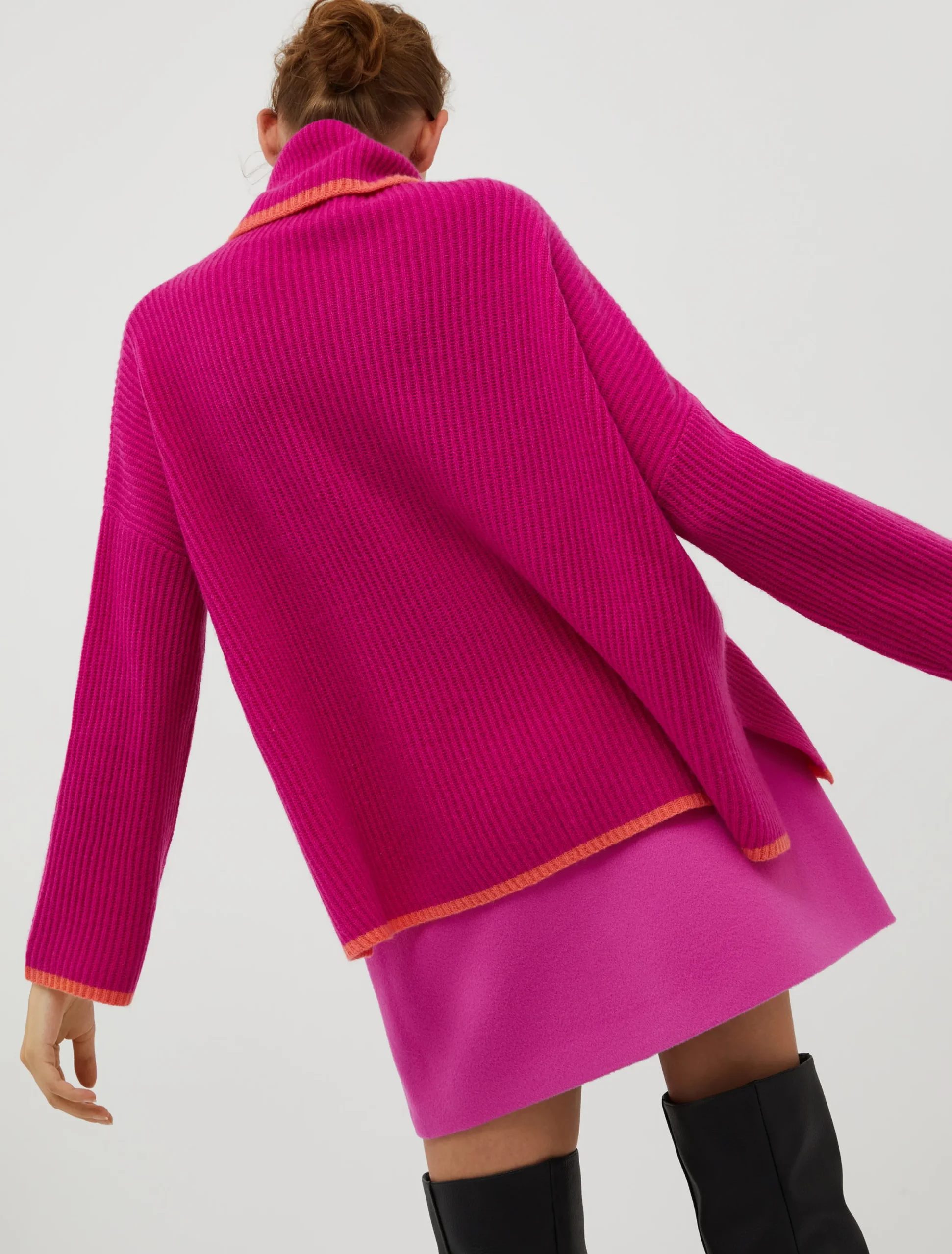 Turtleneck cashmere pullover