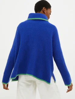 Turtleneck cashmere pullover