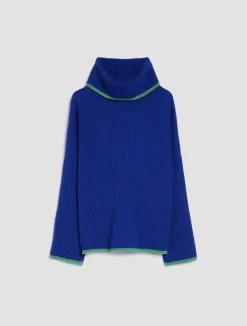 Turtleneck cashmere pullover