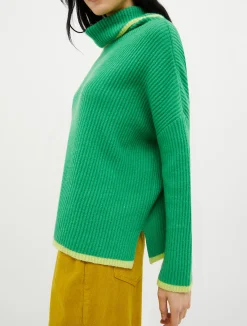 Turtleneck cashmere pullover