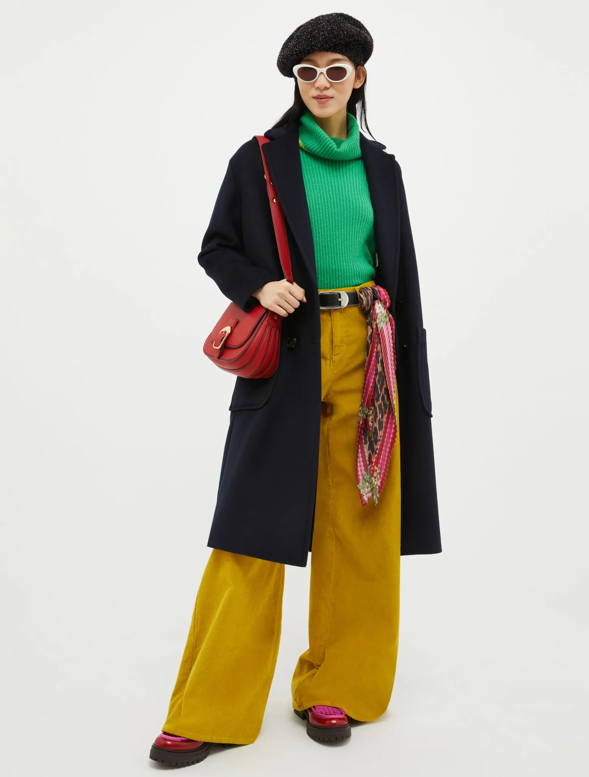 Turtleneck cashmere pullover