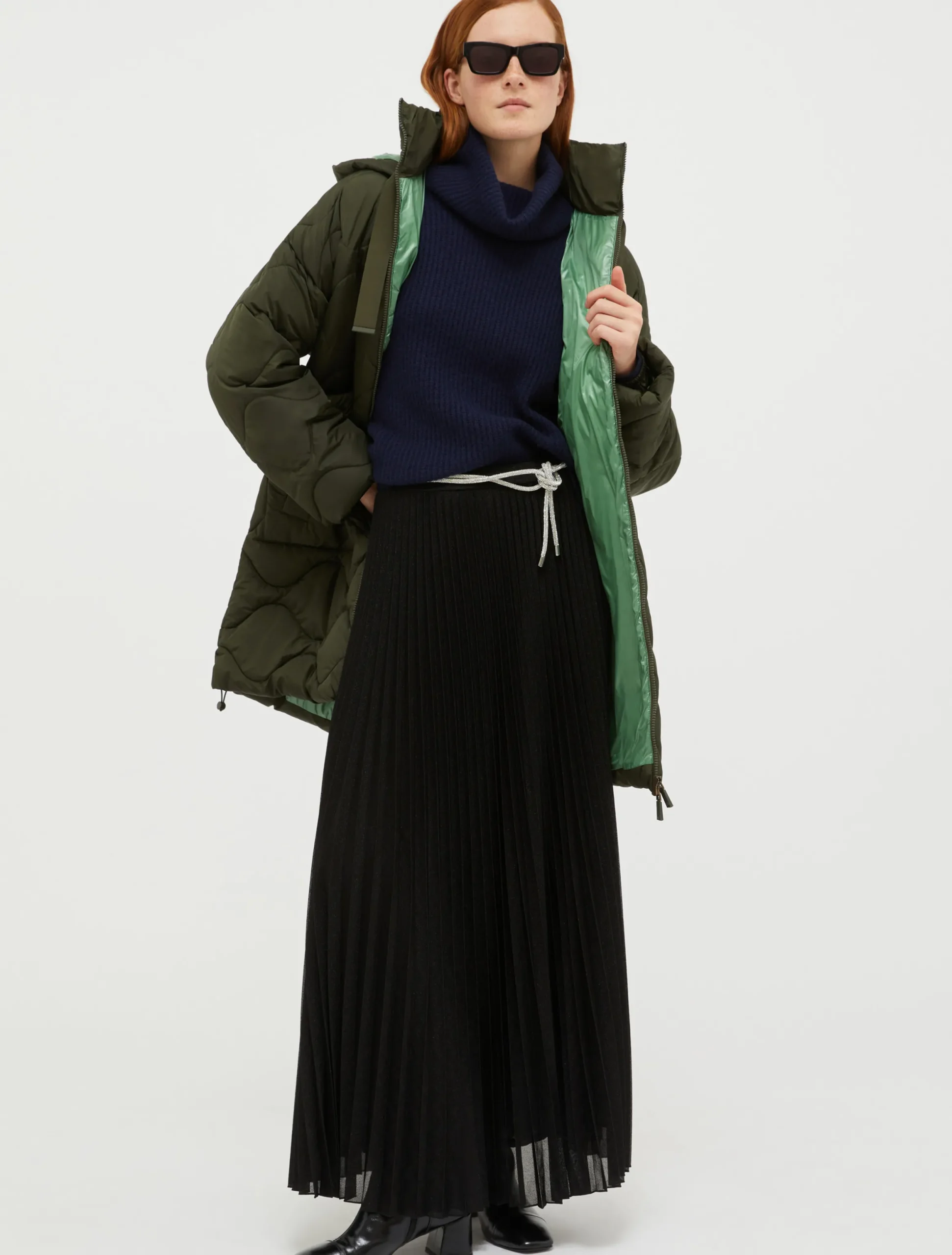 Turtleneck cashmere pullover