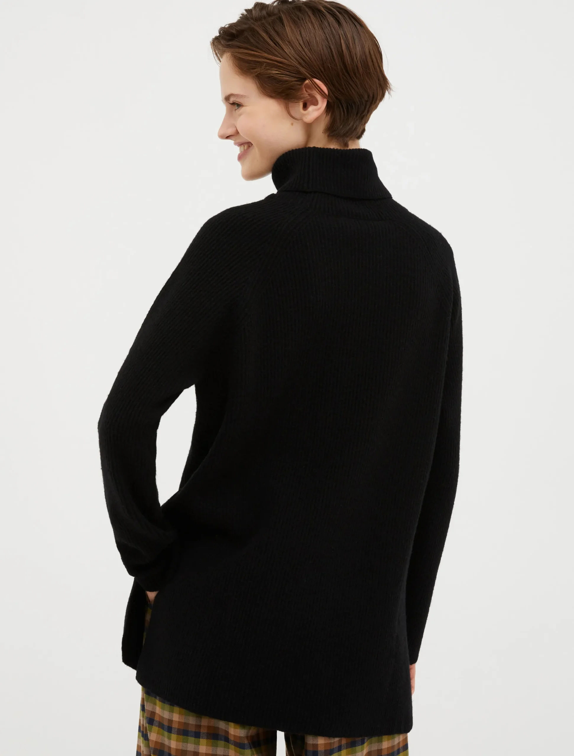 Turtleneck fisherman’s pullover
