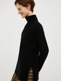 Turtleneck fisherman’s pullover