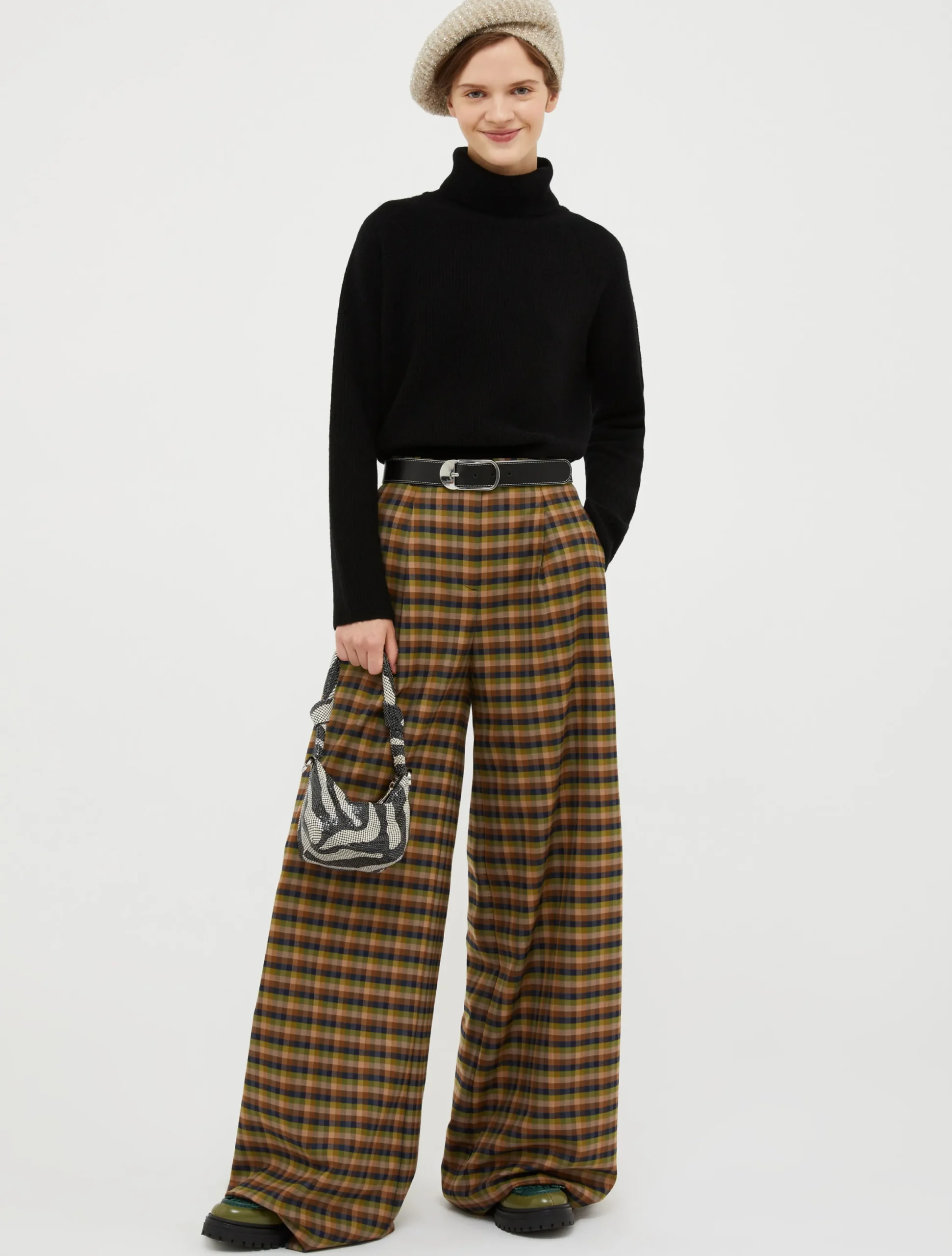 Turtleneck fisherman’s pullover