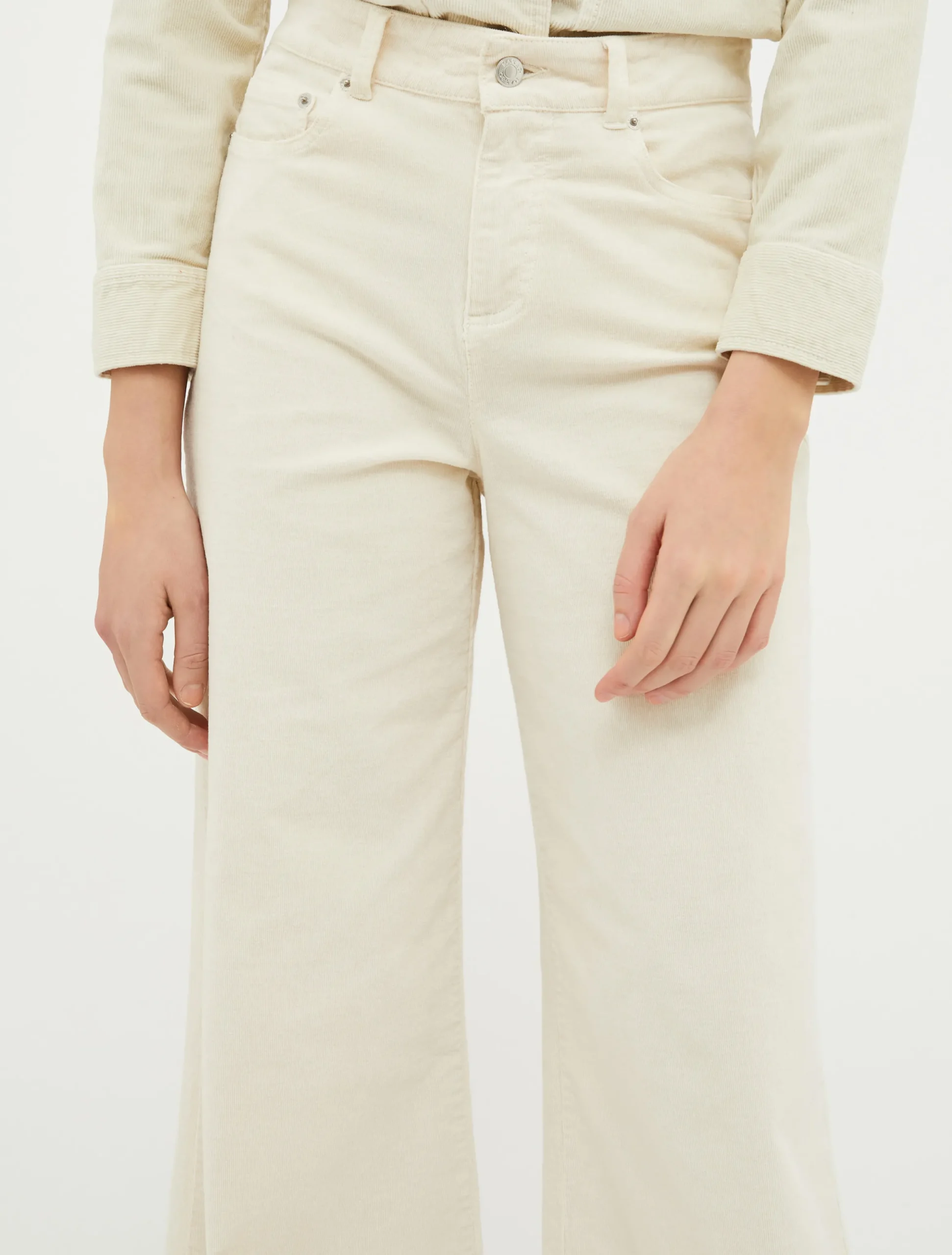 Velvet palazzo trousers