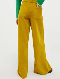 Velvet palazzo trousers