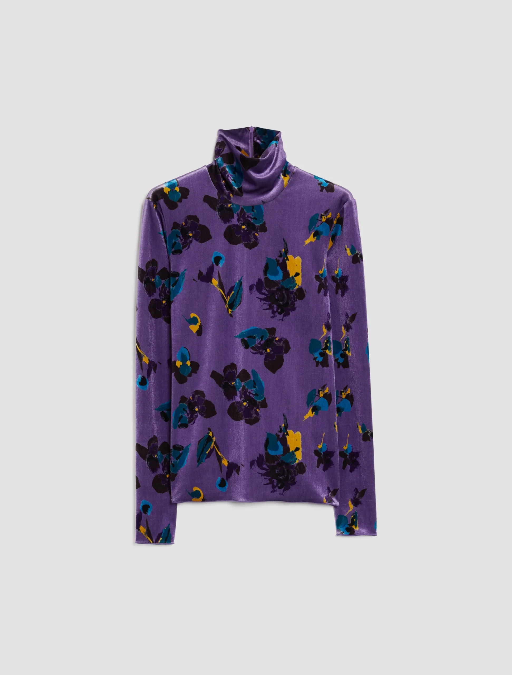 Velvet-jersey T-shirt