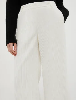 Wide corduroy trousers