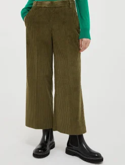 Wide corduroy trousers