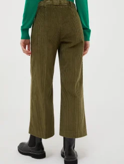Wide corduroy trousers
