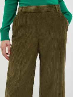 Wide corduroy trousers