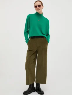 Wide corduroy trousers