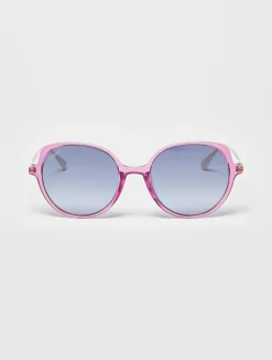 Wide round sunglasses