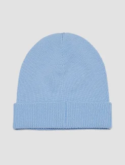 Wool beanie with heart KID