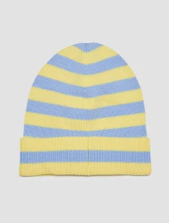 Wool beanie with heart KID